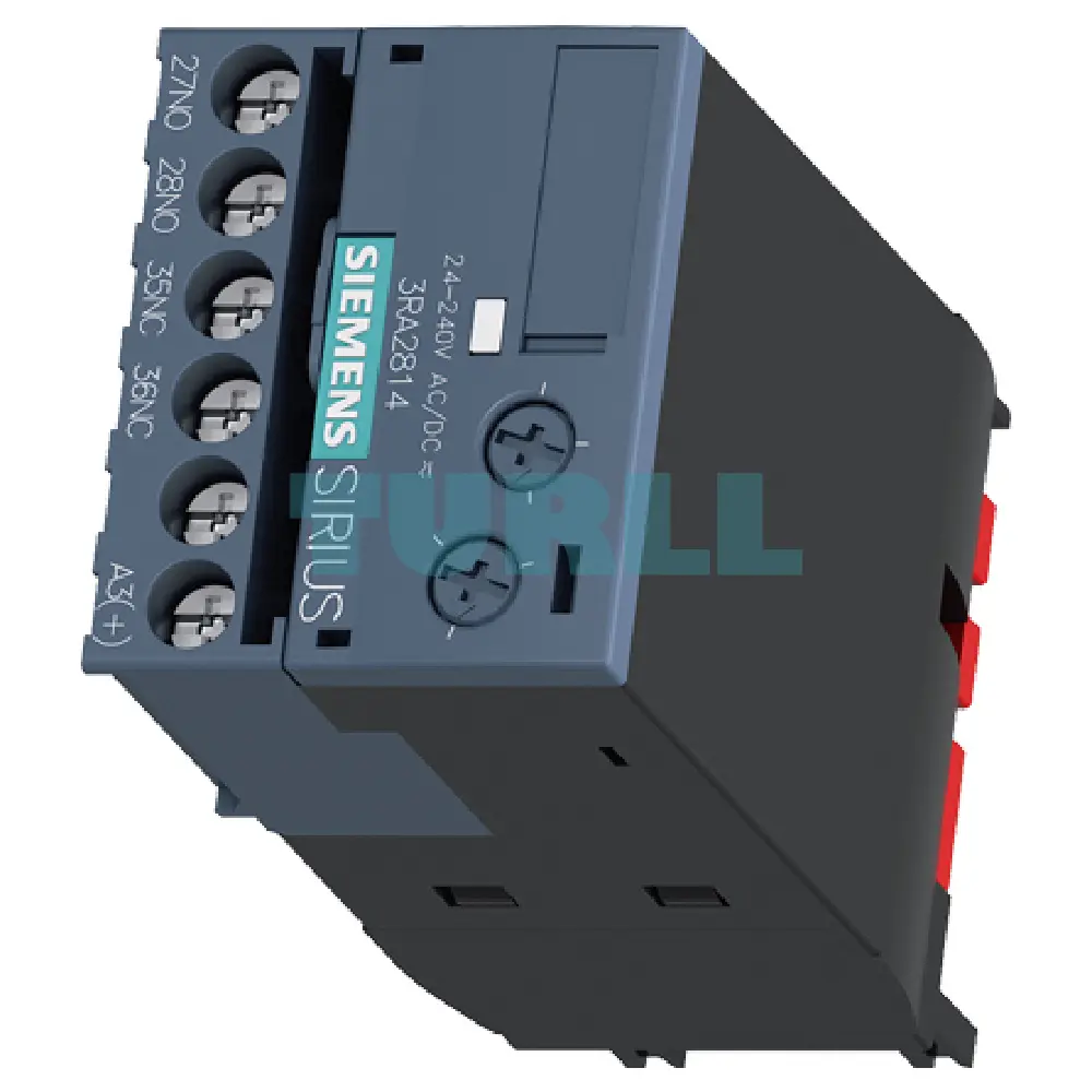 Siemens 3RA2814-1FW10 Solid-State Time-Delayed Auxiliary Switch, Off-Delayed 24-240V AC/DC Original Brand New 4 Siemens 3RA2814-1FW10 Solid-State Time-Delayed Auxiliary Switch, Off-Delayed 24-240V AC/DC