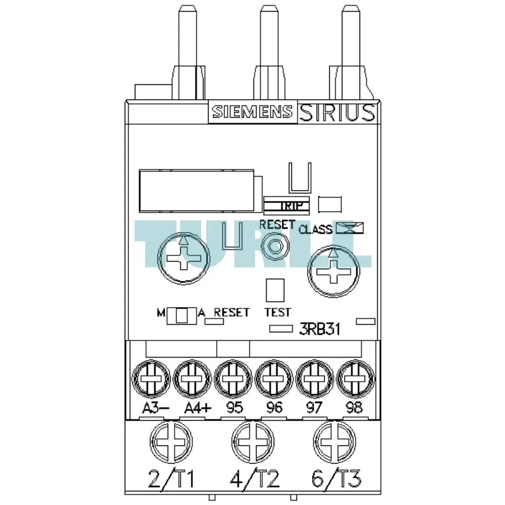Siemens 3RB3123-4NB0 Electronic Overload Relay 0.32–1.25A for Motor Protection, Size S0 Original Brand New 3 Siemens 3RB3123-4NB0 Electronic Overload Relay 0.32–1.25A for Motor Protection, Size S0