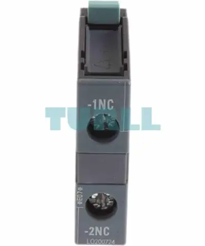 Siemens 3RH1921-1CA01 Front-Side Auxiliary Switch, 1 NC Contact, Screw Terminal