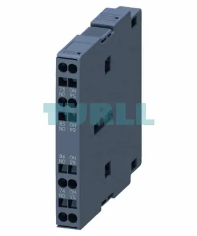 Siemens 3RH1921-2EA20 First Lateral Auxiliary Switch 2 NO Contacts, Spring-Type Terminal for 3RT1 Contactors