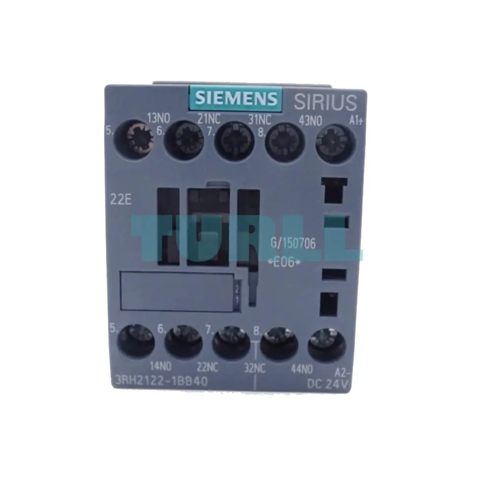 Siemens 3RH2122-1BB40 Contactor Relay, 2 NO + 2 NC, 24V DC, Screw Terminal, S00 Size Original Brand New 1 Siemens 3RH2122-1BB40 Contactor Relay, 2 NO + 2 NC, 24V DC, Screw Terminal, S00 Size