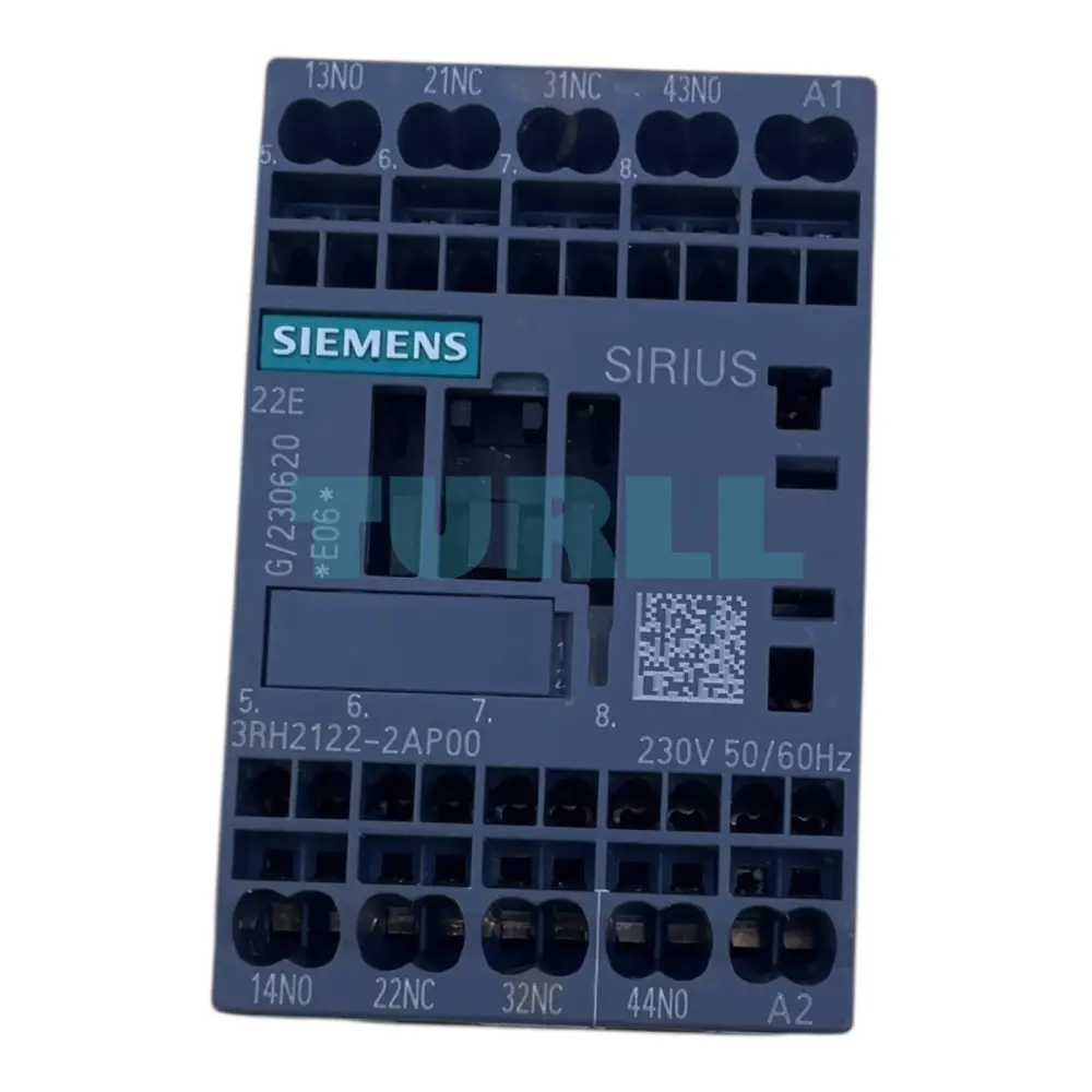 Siemens 3RH2122-2AP00 Contactor Relay, 2 NO + 2 NC, 230V AC, Size S00 Original Brand New 1 Siemens 3RH2122-2AP00 Contactor Relay, 2 NO + 2 NC, 230V AC, Size S00