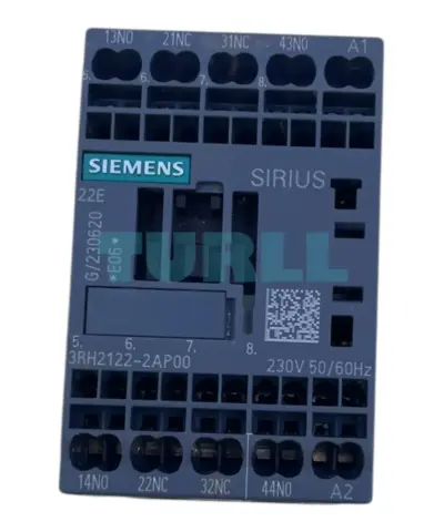 Siemens 3RH2122-2AP00 Contactor Relay, 2 NO + 2 NC, 230V AC, Size S00