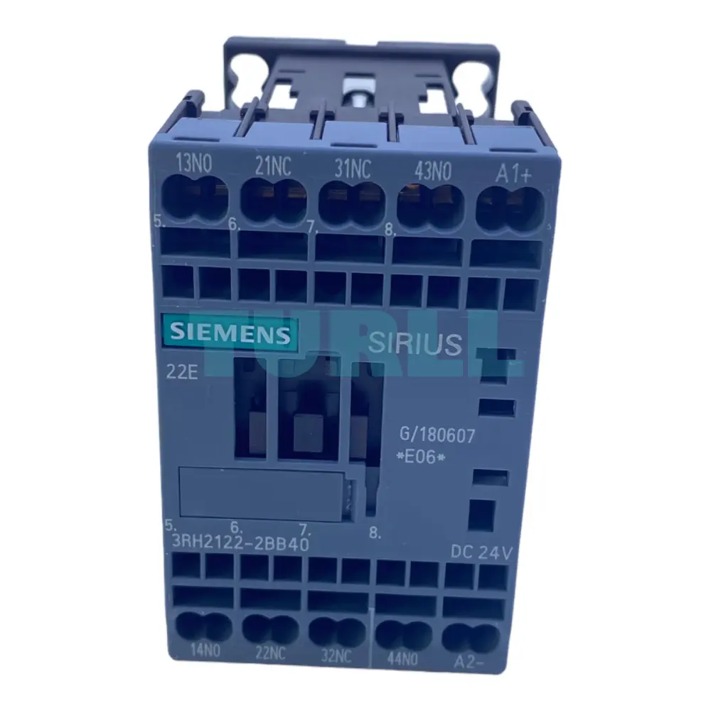 Siemens 3RH2122-2BB40 Contactor Relay 2 NO + 2 NC, 24V DC, Spring-Loaded Terminal, S00 Original Brand New 1 Siemens 3RH2122-2BB40 Contactor Relay 2 NO + 2 NC, 24V DC, Spring-Loaded Terminal, S00