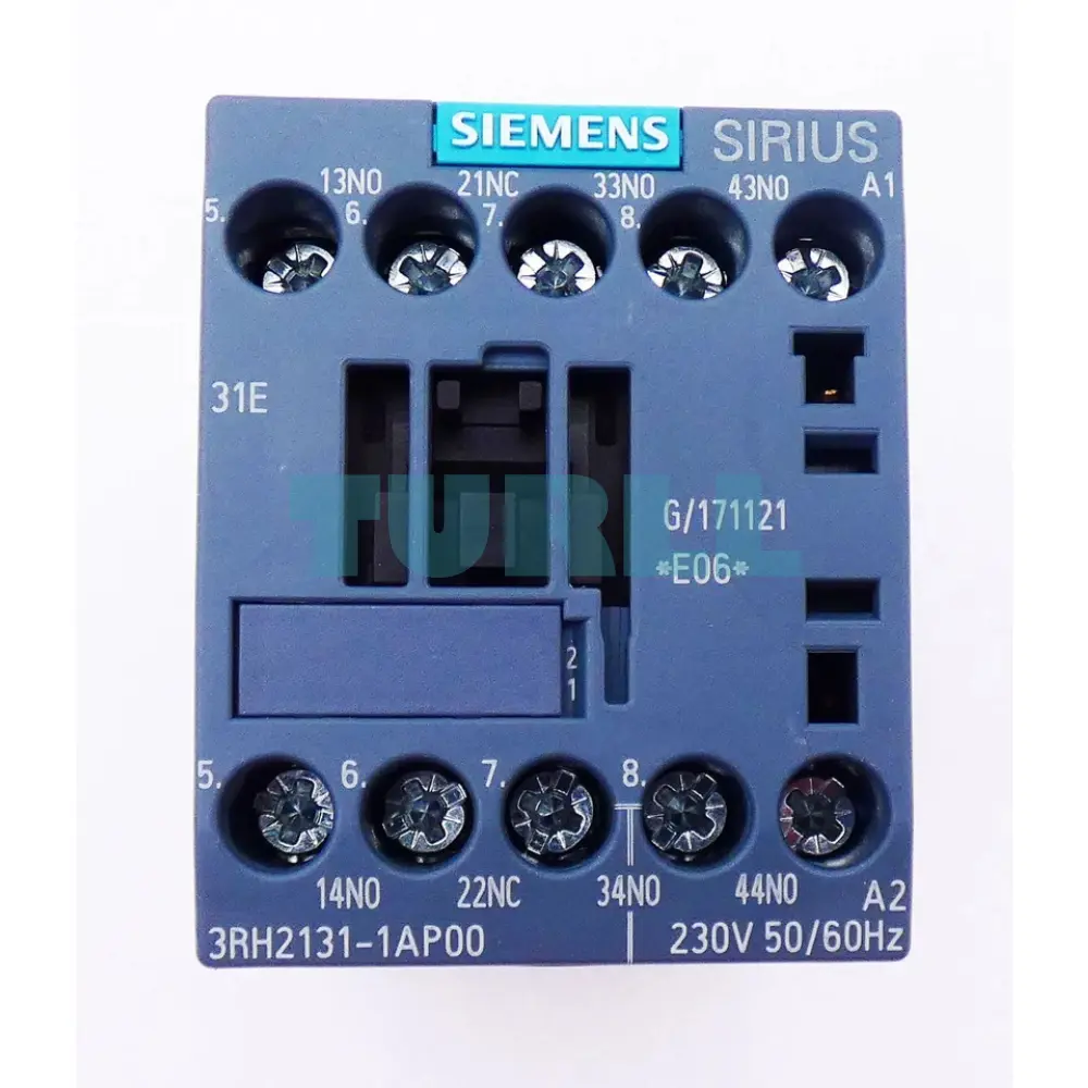 Siemens 3RH2131-1AP00 Contactor Relay, 3 NO + 1 NC, 230V AC, S00 Frame Original Brand New 1 Siemens 3RH2131-1AP00 Contactor Relay, 3 NO + 1 NC, 230V AC, S00 Frame