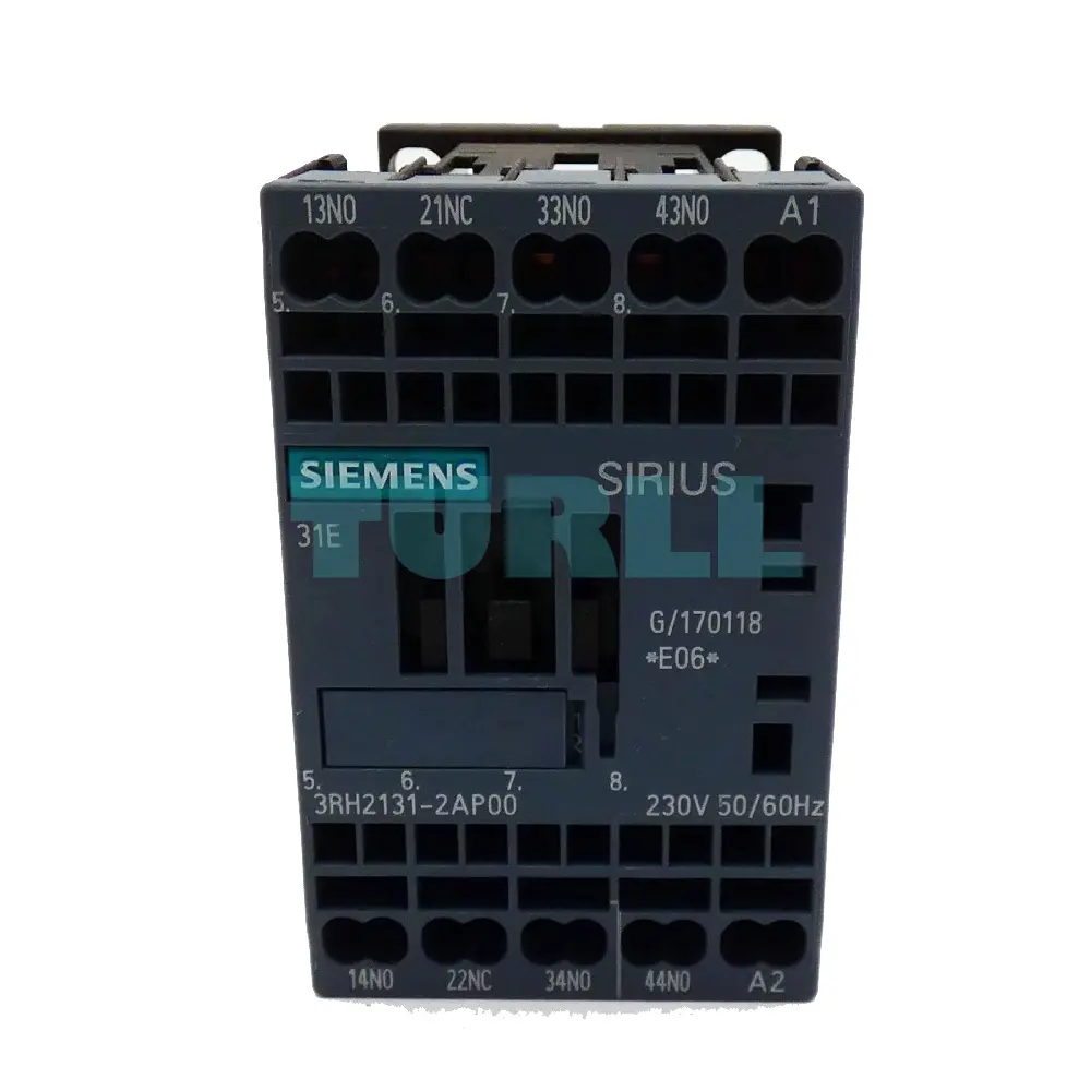 Siemens 3RH2131-2AP00 Contactor Relay, 3 NO + 1 NC, 230V AC, S00 Frame Original Brand New 1 Siemens 3RH2131-2AP00 Contactor Relay, 3 NO + 1 NC, 230V AC, S00 Frame