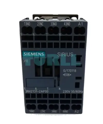 Siemens 3RH2131-2AP00 Contactor Relay, 3 NO + 1 NC, 230V AC, S00 Frame