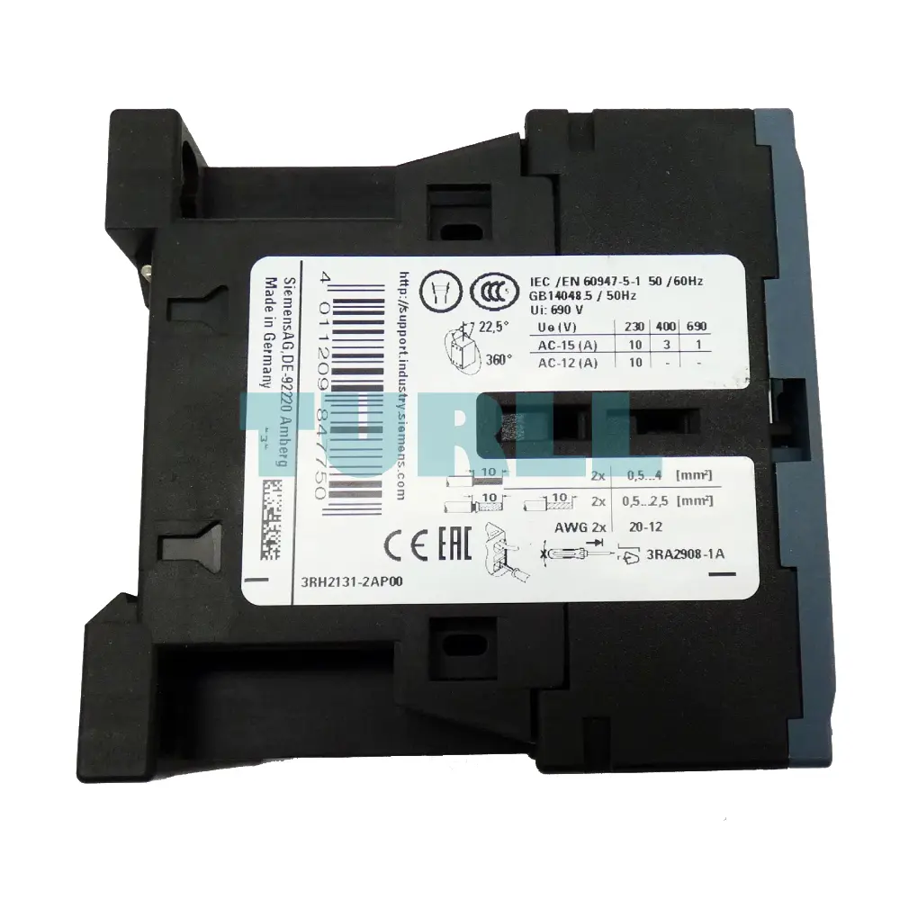 Siemens 3RH2131-2AP00 Contactor Relay, 3 NO + 1 NC, 230V AC, S00 Frame Original Brand New 3 Siemens 3RH2131-2AP00 Contactor Relay, 3 NO + 1 NC, 230V AC, S00 Frame