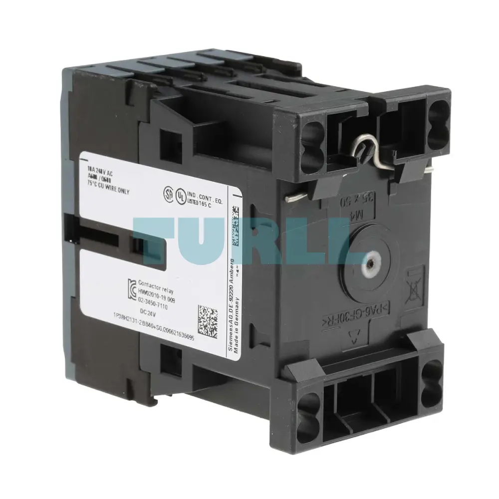 Siemens 3RH2131-2BB40 SIRIUS Contactor Relay, 3NO + 1NC, 24V DC, Spring‑Loaded Terminal, S00 Original Brand New 4 Siemens 3RH2131-2BB40 SIRIUS Contactor Relay, 3NO + 1NC, 24V DC, Spring‑Loaded Terminal, S00