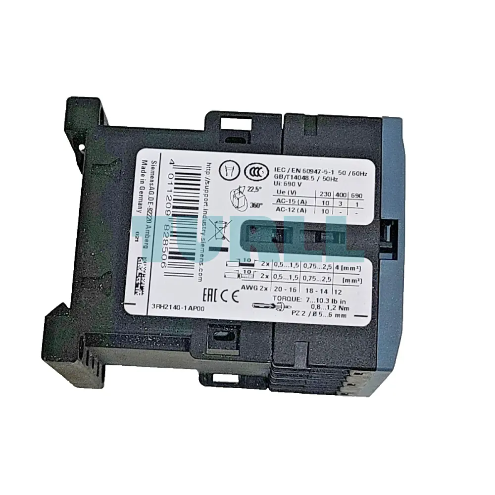 Siemens 3RH2140-1AP00 Contactor Relay 4 NO, 230V AC, Frame S00 Original Brand New 5 Siemens 3RH2140-1AP00 Contactor Relay 4 NO, 230V AC, Frame S00