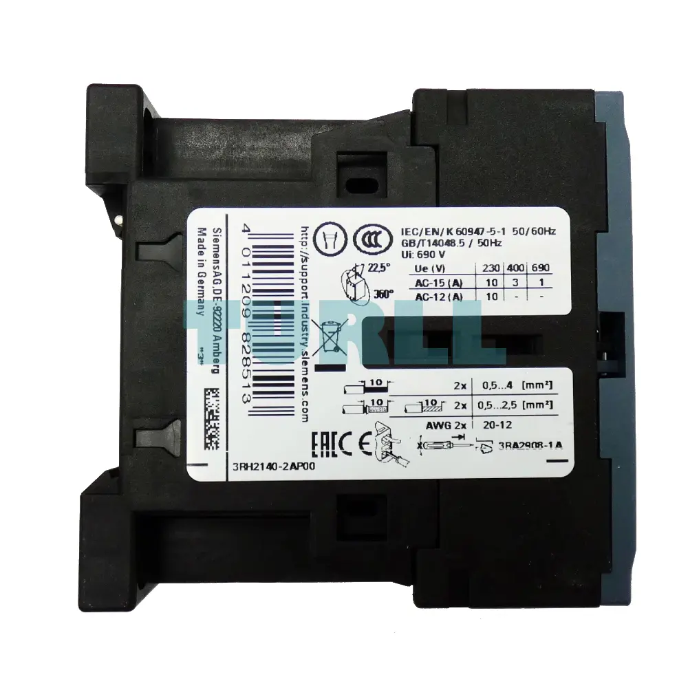 Siemens 3RH2140-2AP00 Contactor Relay, 4NO, 230V AC, S00, Spring-Loaded Terminal Original Brand New 3 Siemens 3RH2140-2AP00 Contactor Relay, 4NO, 230V AC, S00, Spring-Loaded Terminal
