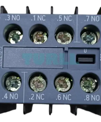 Siemens 3RH2911-1FB22 Auxiliary Switch Front Mount, 2NO + 2NC, Screw Terminal for 3RT2/3RH2 Contactors