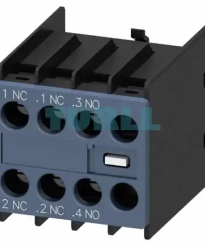 Siemens 3RH2911-1HA12 Auxiliary Switch Block 1 NO + 2 NC, Front Mount, Screw Terminal