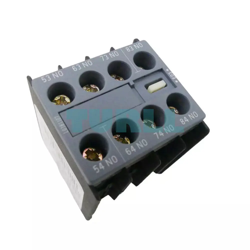 Siemens 3RH2911-1XA40-0MA0 SIRIUS Auxiliary Switch Block, 4 NO, Front Mount, Screw Terminal