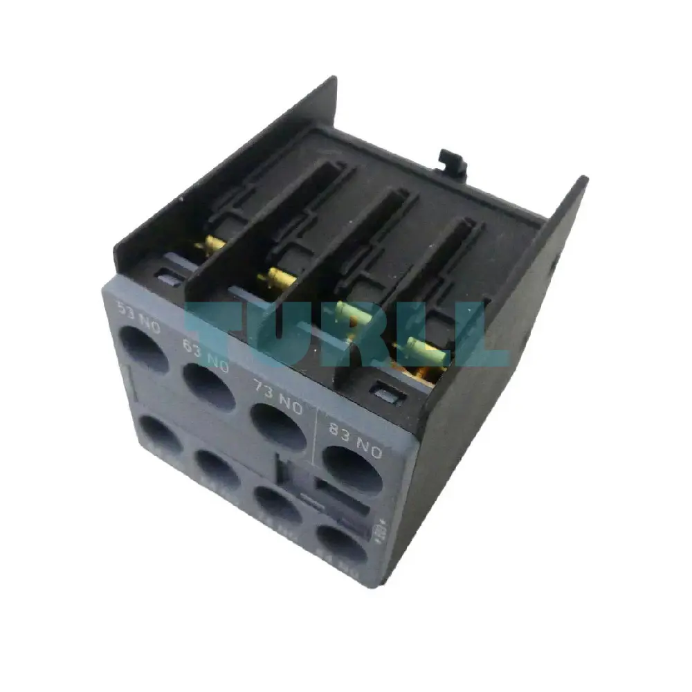 Siemens 3RH2911-1XA40-0MA0 SIRIUS Auxiliary Switch Block, 4 NO, Front Mount, Screw Terminal
