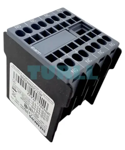 Siemens 3RH2911-2FA22 Auxiliary Switch Block, 2 NO + 2 NC, Spring-Loaded Terminal