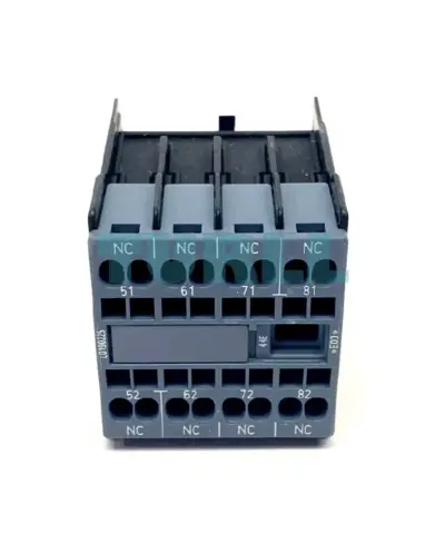 Siemens 3RH2911-2GA04 Sirius Auxiliary Switch, 4 NC Contacts, Spring-Loaded Terminal