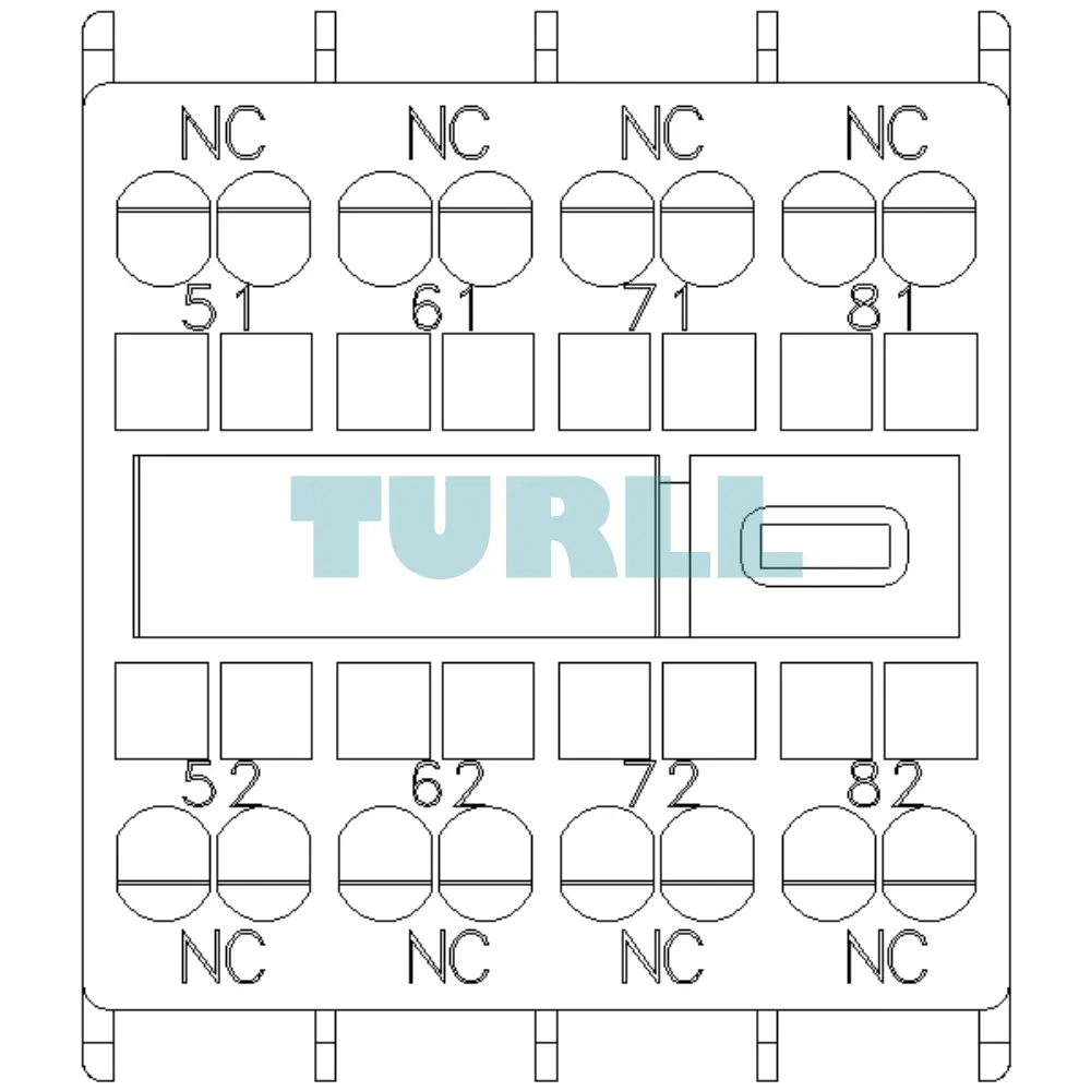 Siemens 3RH2911-2GA04 Sirius Auxiliary Switch, 4 NC Contacts, Spring-Loaded Terminal
