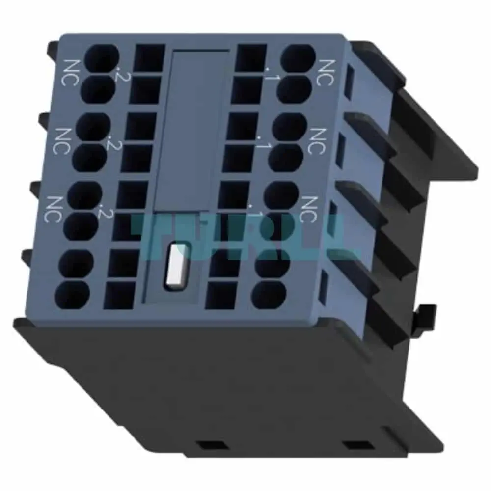 Siemens SIRIUS 3RH2911-2HA03 Front-Mounted Auxiliary Switch, 3 NC Contacts, Spring-Type Terminal Original Brand New 4 Siemens SIRIUS 3RH2911-2HA03 Front-Mounted Auxiliary Switch, 3 NC Contacts, Spring-Type Terminal