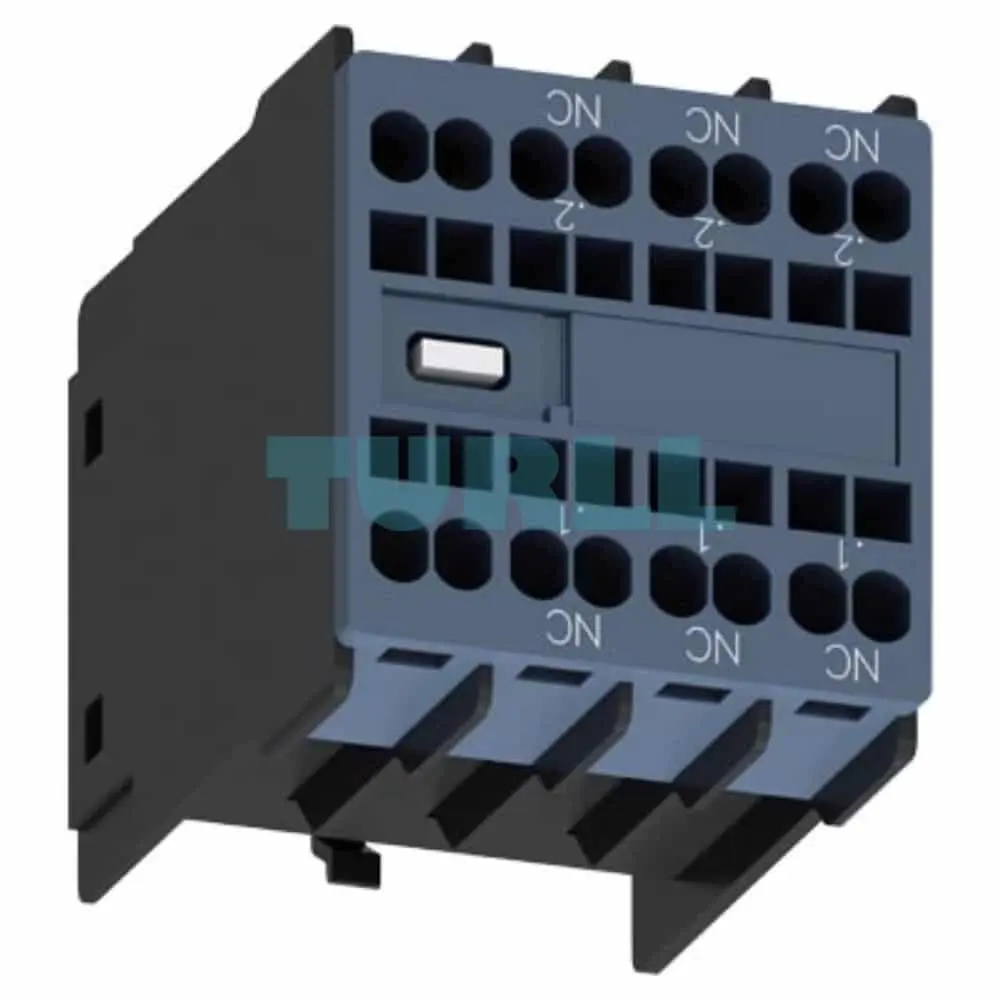 Siemens SIRIUS 3RH2911-2HA03 Front-Mounted Auxiliary Switch, 3 NC Contacts, Spring-Type Terminal Original Brand New 3 Siemens SIRIUS 3RH2911-2HA03 Front-Mounted Auxiliary Switch, 3 NC Contacts, Spring-Type Terminal