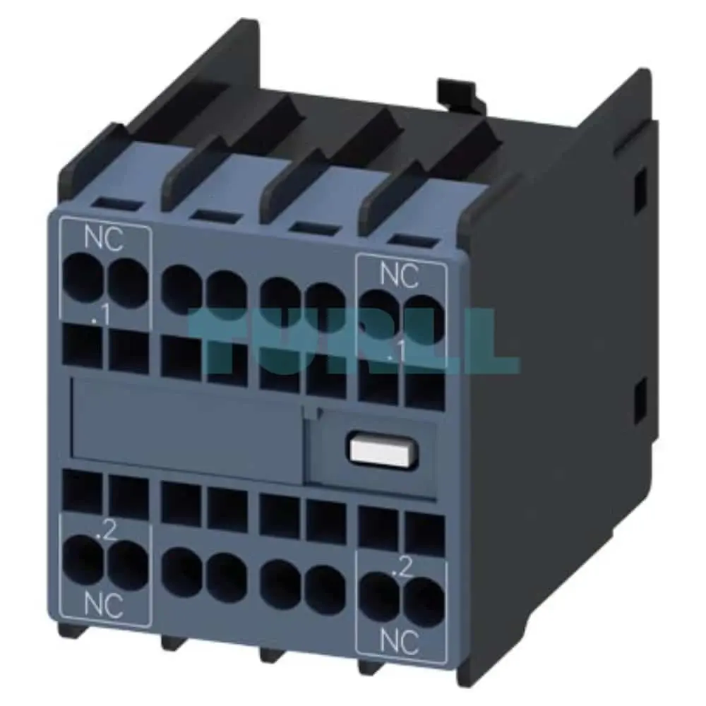 Siemens 3RH2911-2NF02 SIRIUS Auxiliary Switch 2 NC, Solid-State Compatible, Front Mount, Spring-Loaded Original Brand New 1 Siemens 3RH2911-2NF02 SIRIUS Auxiliary Switch 2 NC, Solid-State Compatible, Front Mount, Spring-Loaded