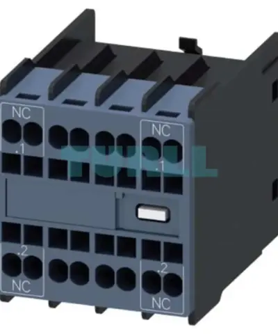 Siemens 3RH2911-2NF02 SIRIUS Auxiliary Switch 2 NC, Solid-State Compatible, Front Mount, Spring-Loaded