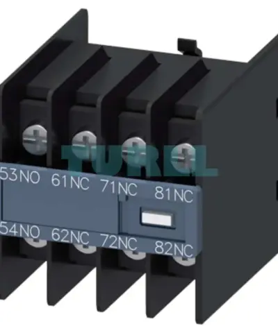Siemens SIRIUS 3RH2911-4GA13 Front Auxiliary Switch Block, Ring Cable Lug Connection, Contactor Relay S00