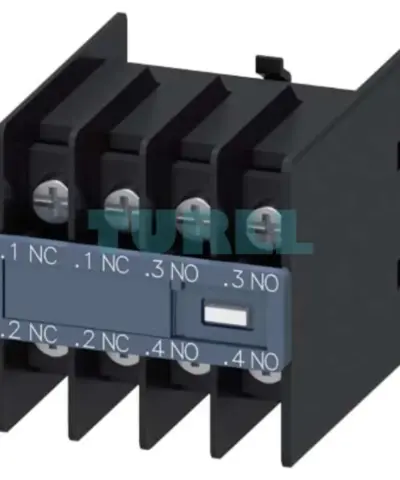Siemens 3RH2911-4HA22 Front Auxiliary Switch 2 NO + 2 NC for 3RT2 & 3RH2 Contactors