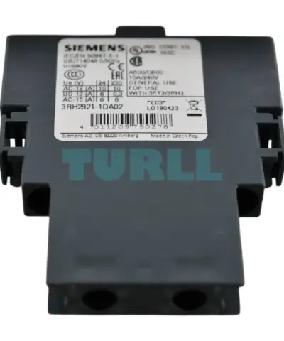 Siemens 3RH2921-1DA02 Lateral Aux Switch Block 2NC SIRIUS