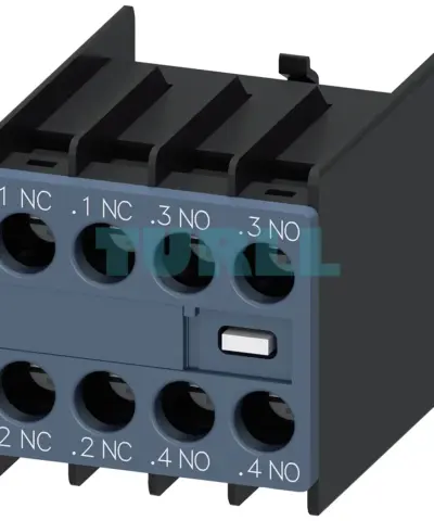 Siemens 3RH6911-1HA22 AUX. Switch Block, 2 NO + 2 NC for Motor Contactors & Relays