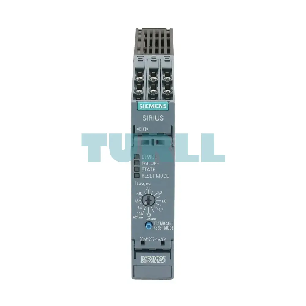 Siemens 3RM1207-1AA04 Reversing Starter 3RM1, 500 V, 0.55-3 kW, 1.6-7 A, 24 V DC Original Brand New 1 Siemens 3RM1207-1AA04 Reversing Starter 3RM1, 500 V, 0.55-3 kW, 1.6-7 A, 24 V DC