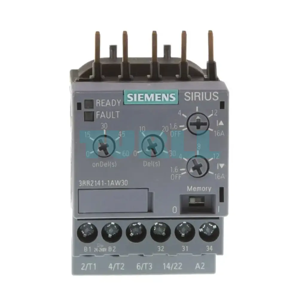 Siemens 3RR2141-1AW30 Monitoring Relay, Apparent Current 1.6–16A, 24–240V AC/DC Original Brand New 1 Siemens 3RR2141-1AW30 Monitoring Relay, Apparent Current 1.6–16A, 24–240V AC/DC