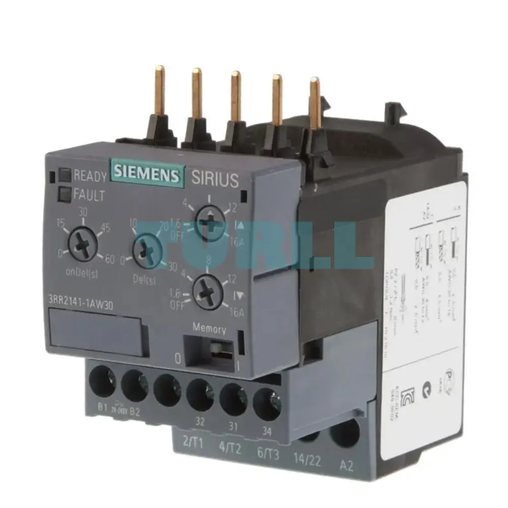 Siemens 3RR2141-1AW30 Monitoring Relay, Apparent Current 1.6–16A, 24–240V AC/DC Original Brand New 2 Siemens 3RR2141-1AW30 Monitoring Relay, Apparent Current 1.6–16A, 24–240V AC/DC