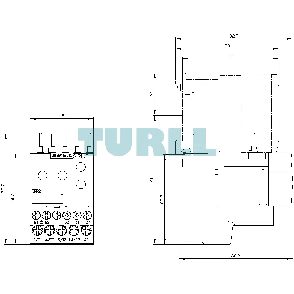 Siemens 3RR2141-1AW30 Monitoring Relay, Apparent Current 1.6–16A, 24–240V AC/DC Original Brand New 4 Siemens 3RR2141-1AW30 Monitoring Relay, Apparent Current 1.6–16A, 24–240V AC/DC