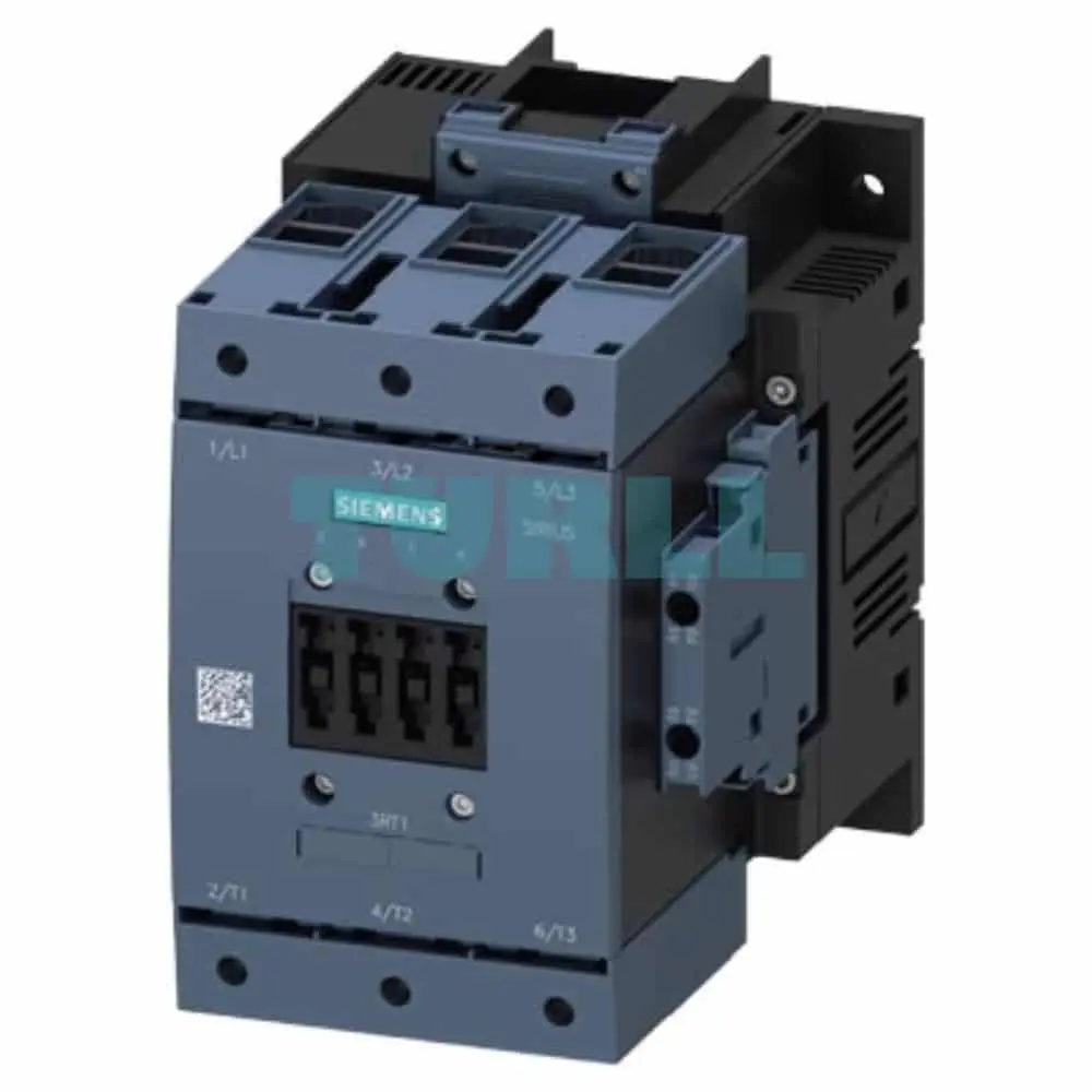 Siemens 3RT1054-1AV36 SIRIUS Power Contactor 115A, 55kW, 380-420V AC/DC, 2 NO + 2 NC Aux Contacts Original Brand New 1 Siemens 3RT1054-1AV36 SIRIUS Power Contactor 115A, 55kW, 380-420V AC/DC, 2 NO + 2 NC Aux Contacts