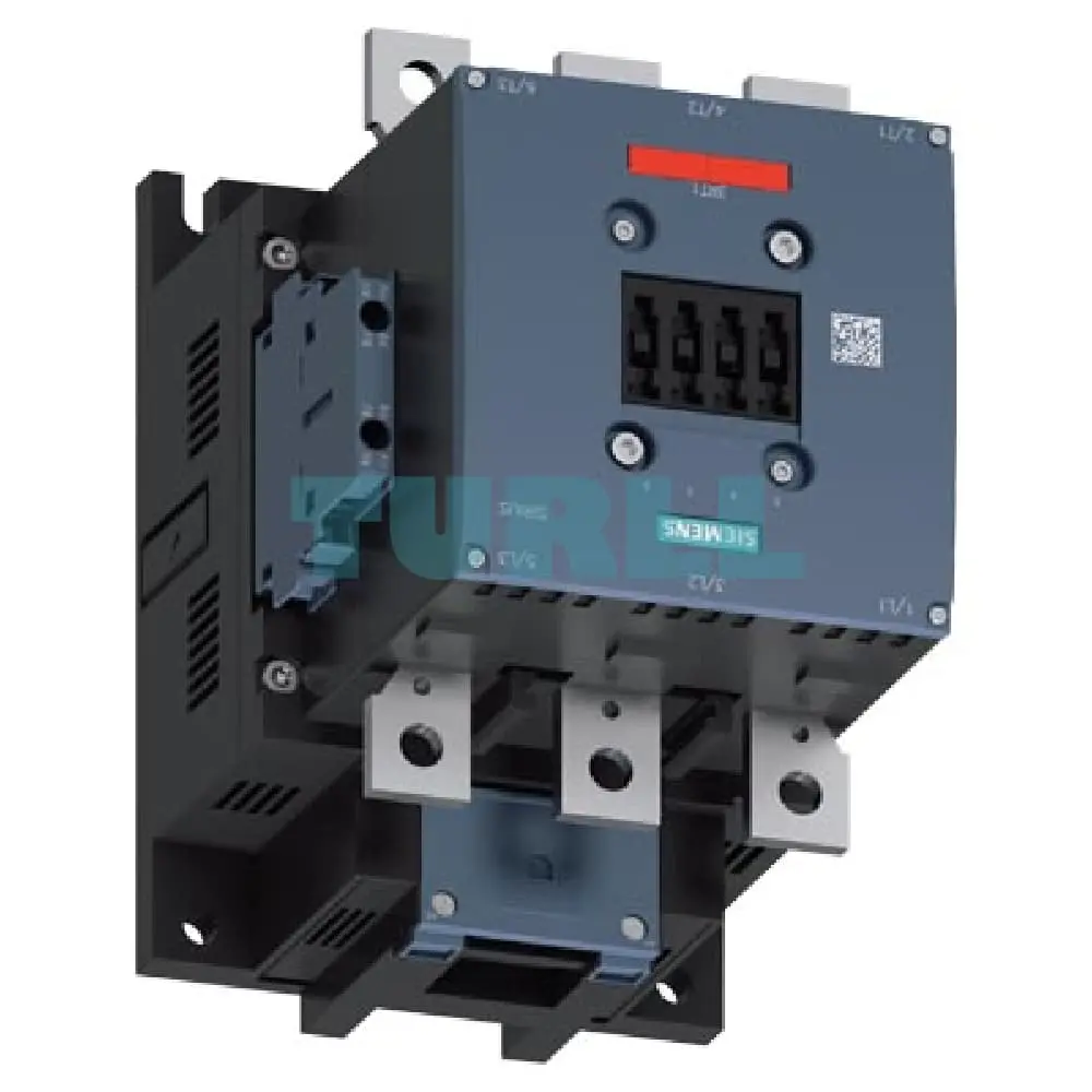 Siemens 3RT1065-6AP36-3PA0 Power Contactor 265A, 132kW, 220-240V AC/DC, 3-Pole, Busbar Original Brand New 3 Siemens 3RT1065-6AP36-3PA0 Power Contactor 265A, 132kW, 220-240V AC/DC, 3-Pole, Busbar