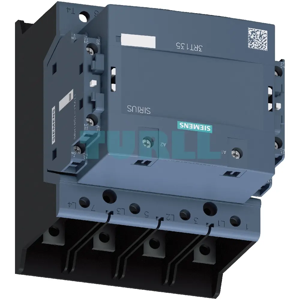 Siemens 3RT1355-6AF36 Contactor 4-Pole, 200A, AC-1, 48-130V AC/DC, Screw Terminal Original Brand New 3 Siemens 3RT1355-6AF36 Contactor 4-Pole, 200A, AC-1, 48-130V AC/DC, Screw Terminal