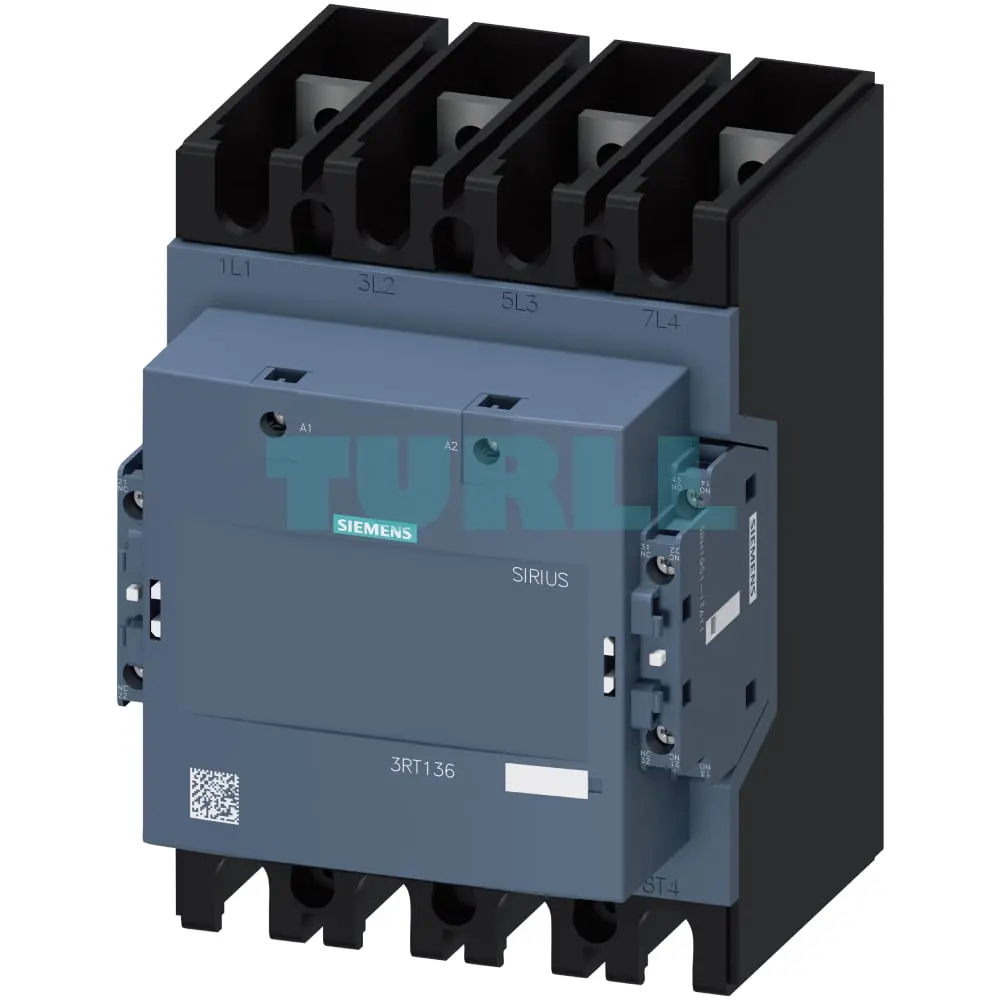 Siemens 3RT1364-6AF36 Contactor 350A, 400V, 4-Pole, AC-1 Wide-Range 48-130V AC/DC Control Rail/Screw Terminal Original Brand New 1 Siemens 3RT1364-6AF36 Contactor 350A, 400V, 4-Pole, AC-1 Wide-Range 48-130V AC/DC Control Rail/Screw Terminal
