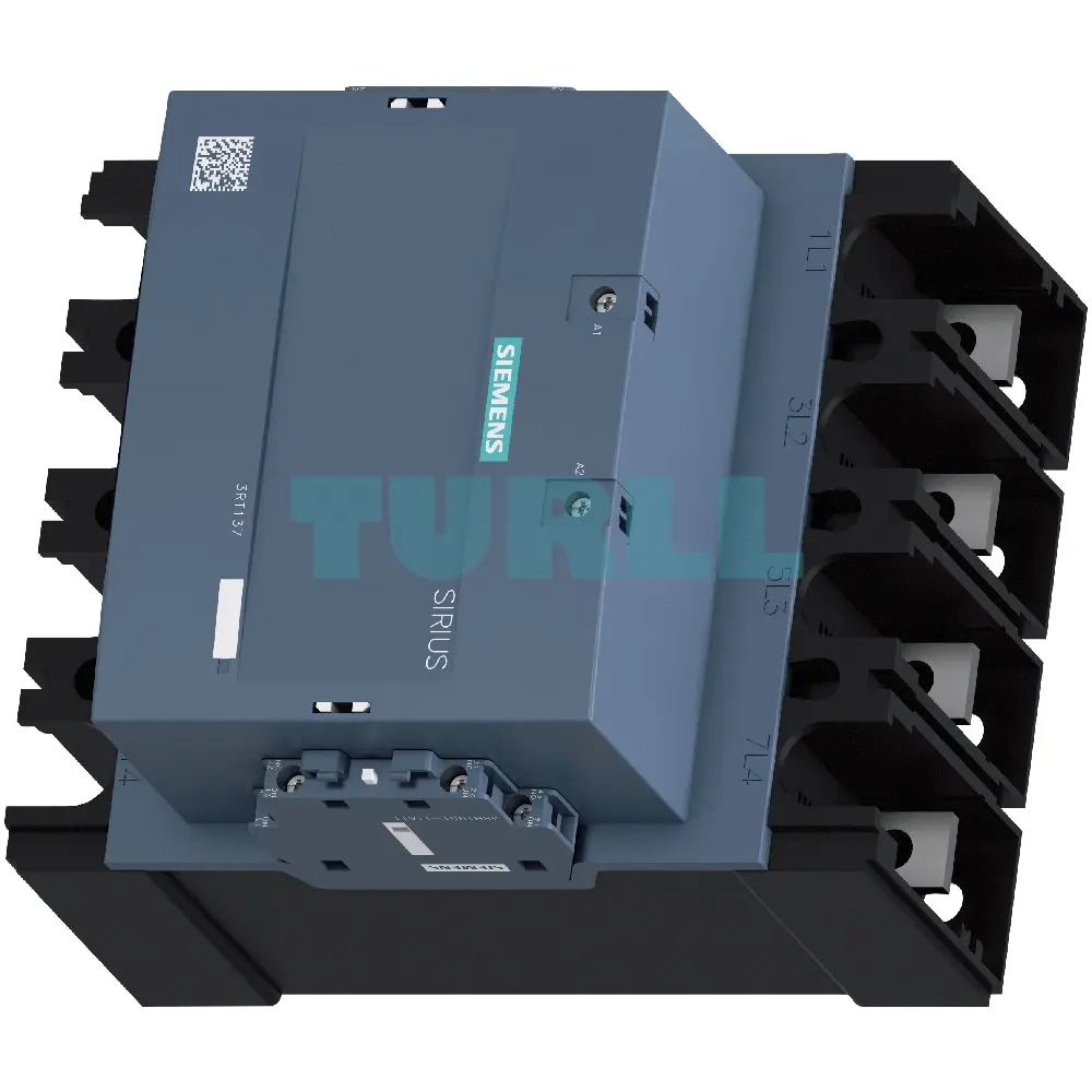 Siemens 3RT1375-6AP36 Contactor, AC-1, 525A, 4-Pole, 100-250V AC/DC, SIRIUS S12, Connection Rail/Screw Terminal Original Brand New 4 Siemens 3RT1375-6AP36 Contactor, AC-1, 525A, 4-Pole, 100-250V AC/DC, SIRIUS S12, Connection Rail/Screw Terminal