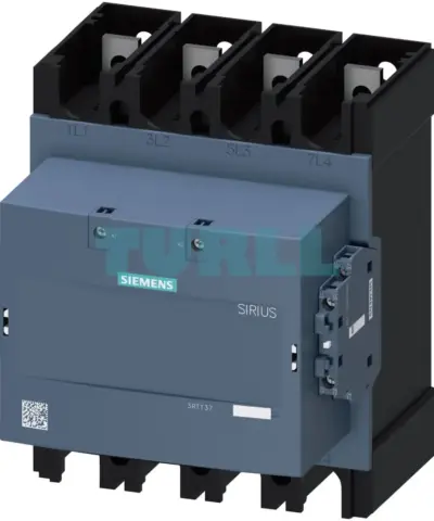 Siemens 3RT1375-6AR36 Power Contactor, AC-1, 525A, 400V, 4-Pole, 250-500V AC/DC Coil