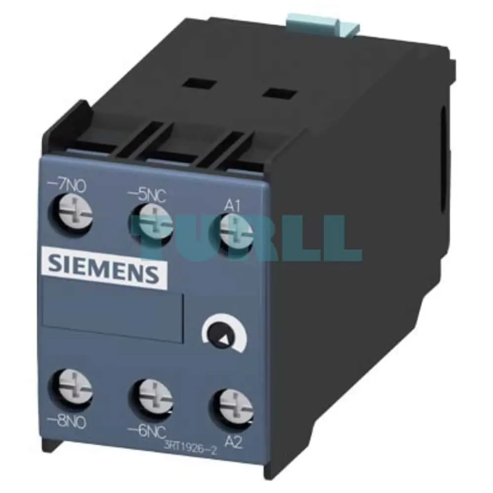 Siemens 3RT1926-2FK31 Solid-State OFF Delay Auxiliary Switch for 3RT1 Contactors Original Brand New 1 Siemens 3RT1926-2FK31 Solid-State OFF Delay Auxiliary Switch for 3RT1 Contactors