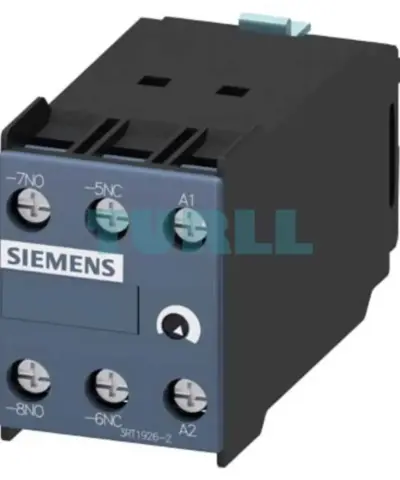 Siemens 3RT1926-2FK31 Solid-State OFF Delay Auxiliary Switch for 3RT1 Contactors