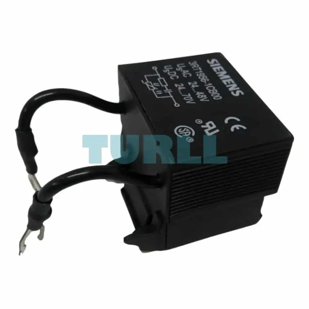 Siemens 3RT1956-1CB00 Surge Suppressor (RC Element) for 3RT1 Contactors, 24-48V AC / 24-70V DC, Screw Terminals Original Brand New 2 Siemens 3RT1956-1CB00 Surge Suppressor (RC Element) for 3RT1 Contactors, 24-48V AC / 24-70V DC, Screw Terminals