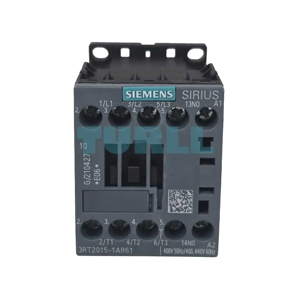 Siemens 3RT2015-1AR61 SIRIUS Power Contactor, 7A, 3kW, 400V, 3-Pole, Size S00 with 1 NO Auxiliary Contact Original Brand New 1 Siemens 3RT2015-1AR61 SIRIUS Power Contactor, 7A, 3kW, 400V, 3-Pole, Size S00 with 1 NO Auxiliary Contact