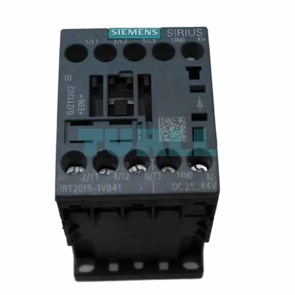 Siemens 3RT2015-1VB41 SIRIUS Power Contactor, S00, 3-Pole, 7 A, 3 kW, 24 V DC, 1 NO, Screw Terminal Original Brand New 4 Siemens 3RT2015-1VB41 SIRIUS Power Contactor, S00, 3-Pole, 7 A, 3 kW, 24 V DC, 1 NO, Screw Terminal