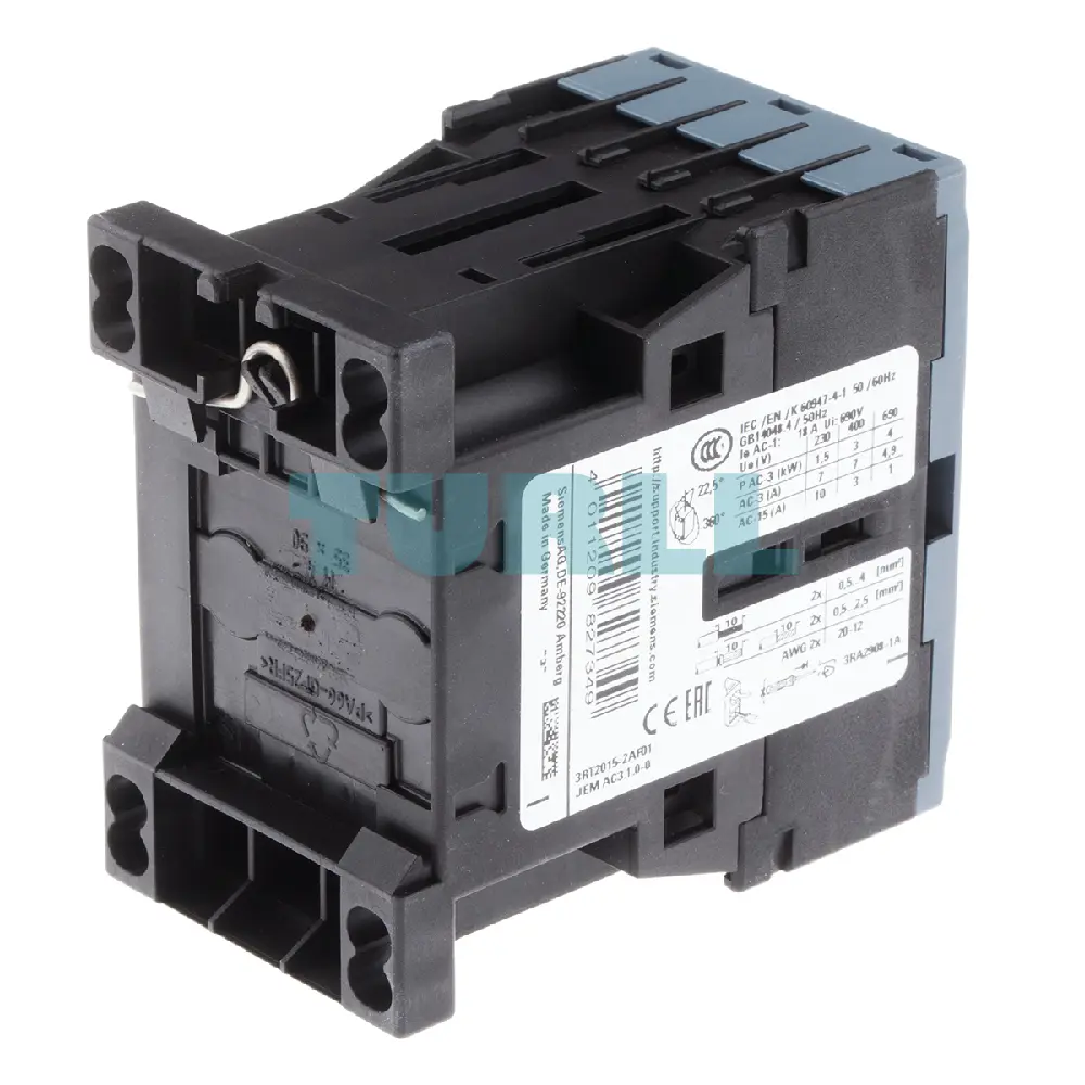 Siemens 3RT2015-2AF01 SIRIUS Power Contactor, 7A, 3kW, 110V AC Coil, 1 NO, Spring-Loaded Original Brand New 4 Siemens 3RT2015-2AF01 SIRIUS Power Contactor, 7A, 3kW, 110V AC Coil, 1 NO, Spring-Loaded