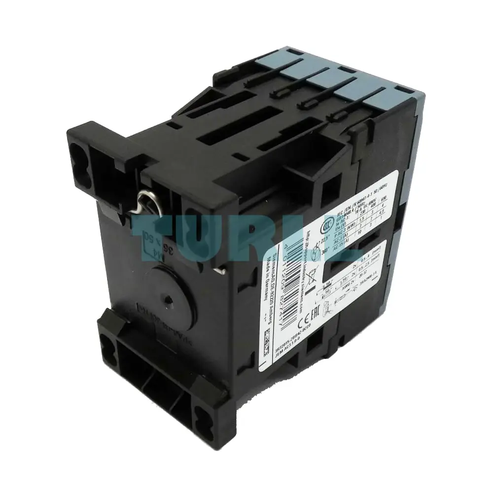 Siemens 3RT2015-2BB42-0CC0 Power Contactor 7A, 3kW, 24V DC, 1NC Auxiliary Contact, Spring-Loaded Terminal Original Brand New 2 Siemens 3RT2015-2BB42-0CC0 Power Contactor 7A, 3kW, 24V DC, 1NC Auxiliary Contact, Spring-Loaded Terminal