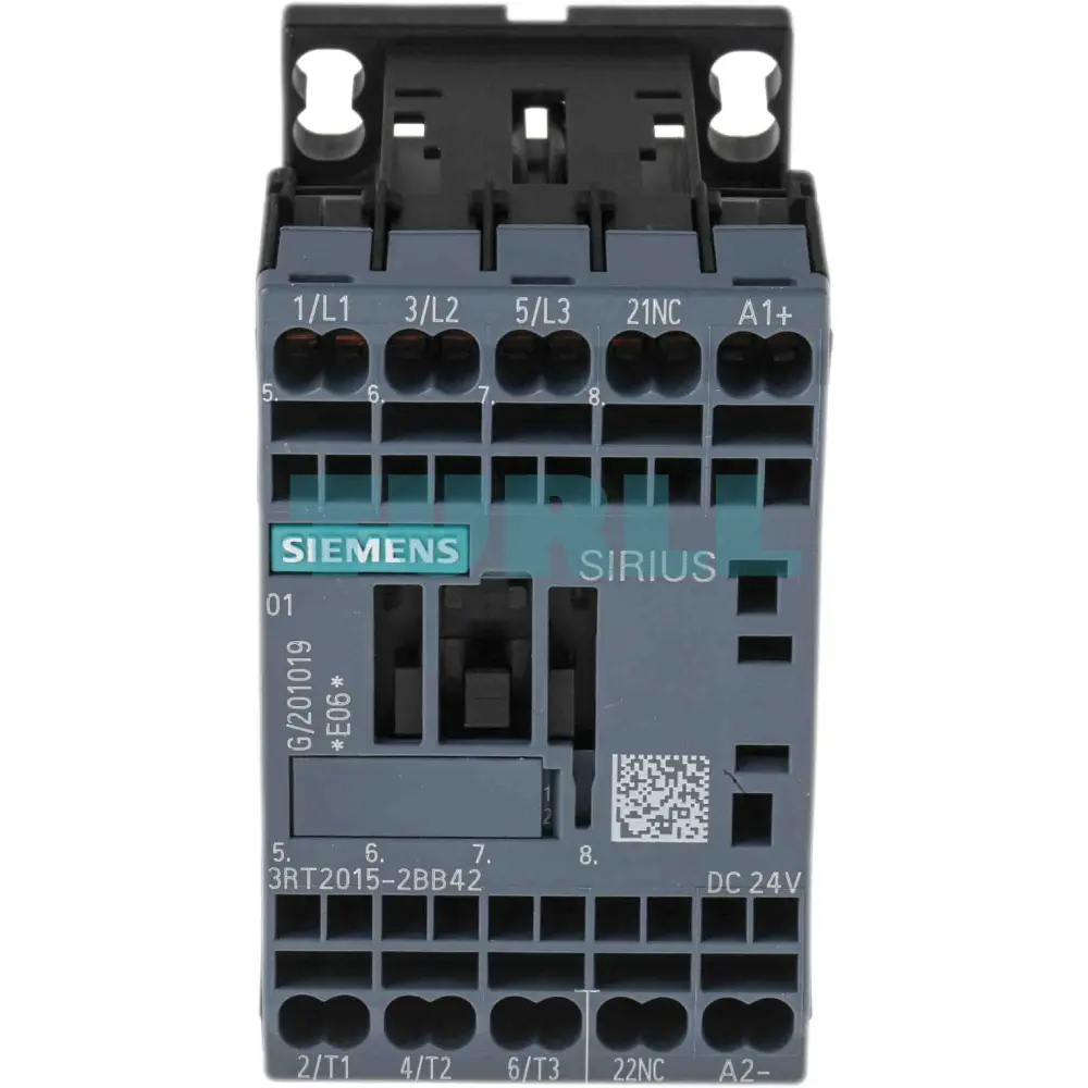 Siemens 3RT2015-2BB42 Power Contactor 3-Pole, 7 A, 3 kW, 24 V DC, S00 Original Brand New 1 Siemens 3RT2015-2BB42 Power Contactor 3-Pole, 7 A, 3 kW, 24 V DC, S00
