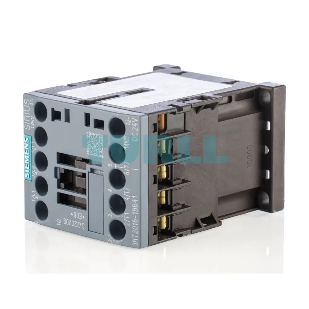 Siemens 3RT2016-1BB41 Power Contactor 9A, 4kW, 24V DC, 3-Pole, S00 Size Original Brand New 2 Siemens 3RT2016-1BB41 Power Contactor 9A, 4kW, 24V DC, 3-Pole, S00 Size