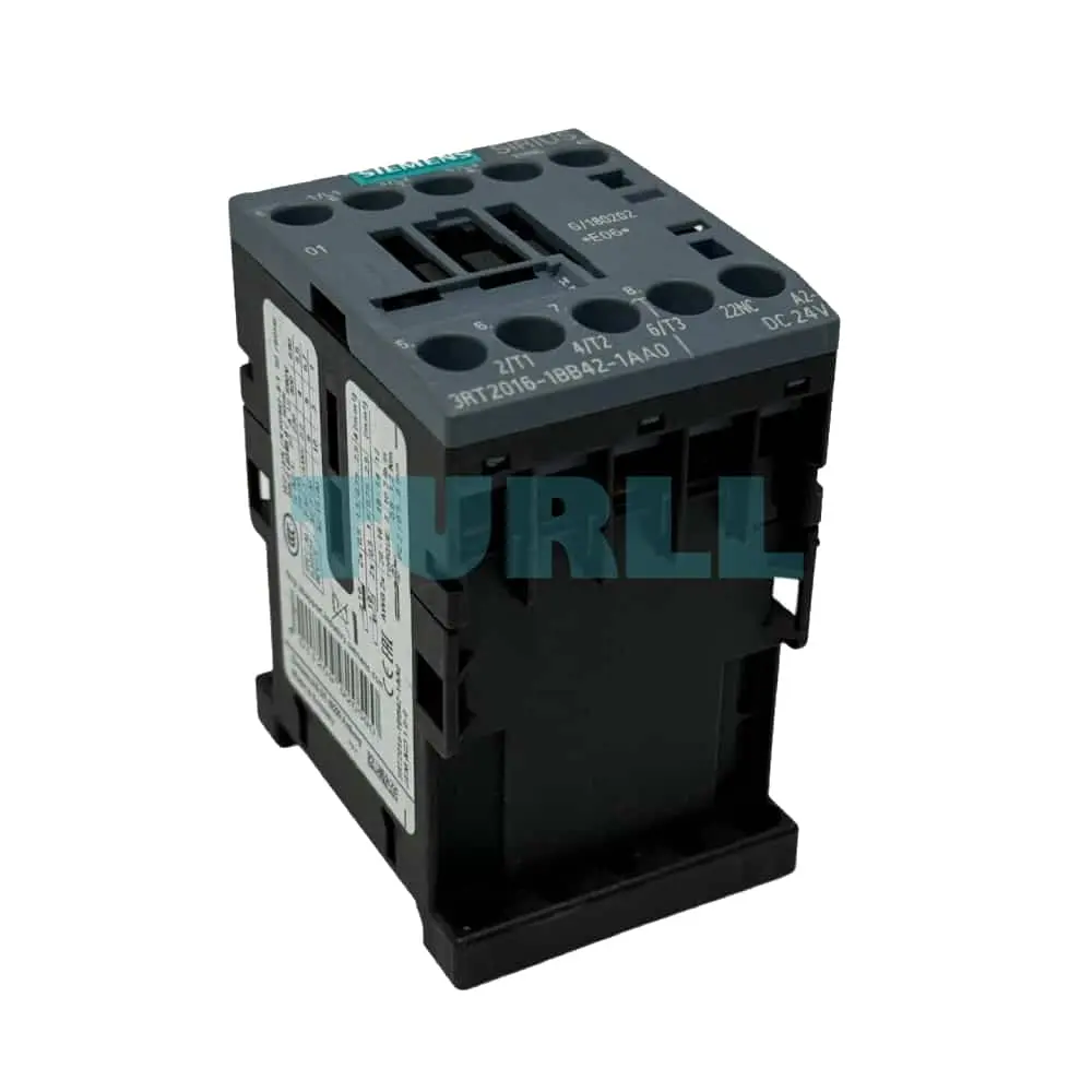 Siemens SIRIUS 3RT2016-1BB42-1AA0 Power Contactor, 9A, 4kW, 24V DC, 1NC Auxiliary Contact Original Brand New 6 Siemens SIRIUS 3RT2016-1BB42-1AA0 Power Contactor, 9A, 4kW, 24V DC, 1NC Auxiliary Contact